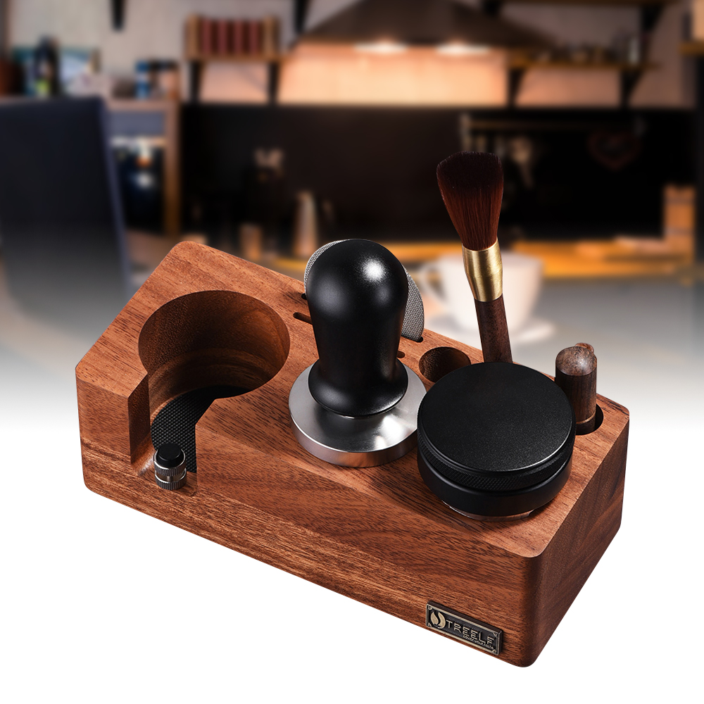 Espresso Tamper Set - TREELF سدادة قهوة حامل متعدد الوظائف