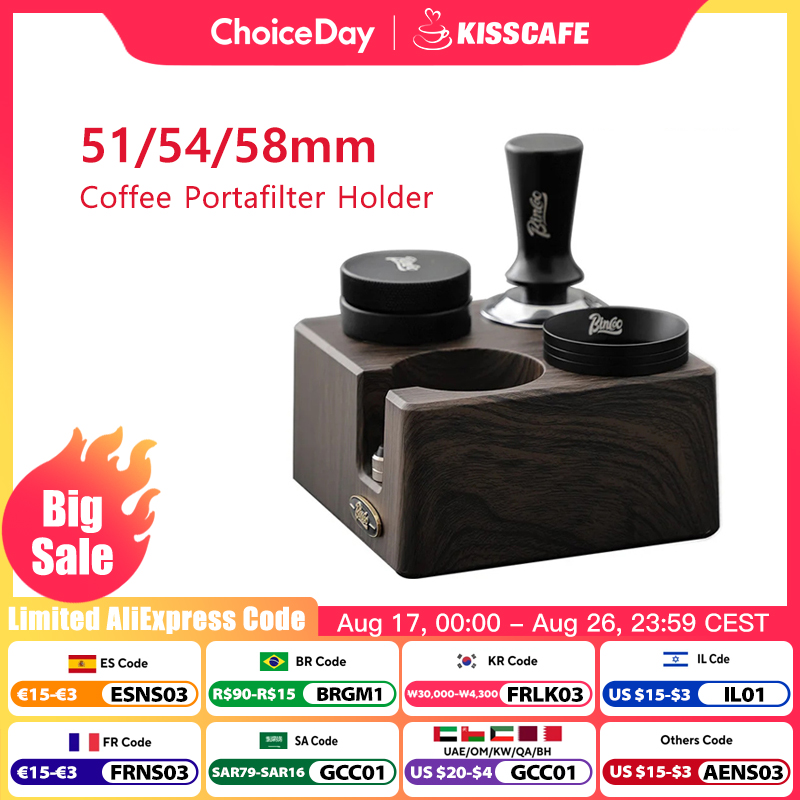 Portafilter 58Mm - محطة دك القهوة حامل Portafilter حامل