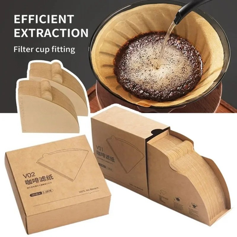 Coffee Equipment For Home - فلتر ورقية قهوة بالتنقيط من لب