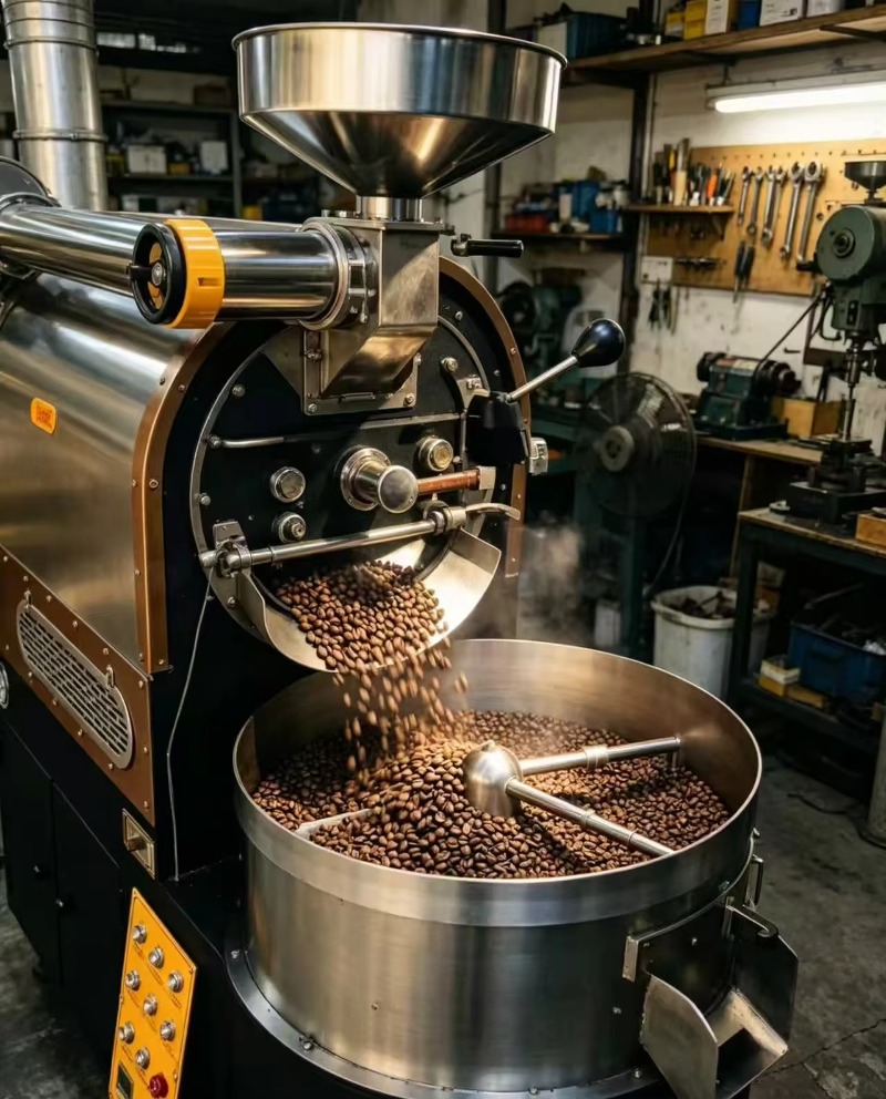 آلة تحميص القهوة مع صينية تبري - مراجعة Equipment Of Coffee Shop وسعره