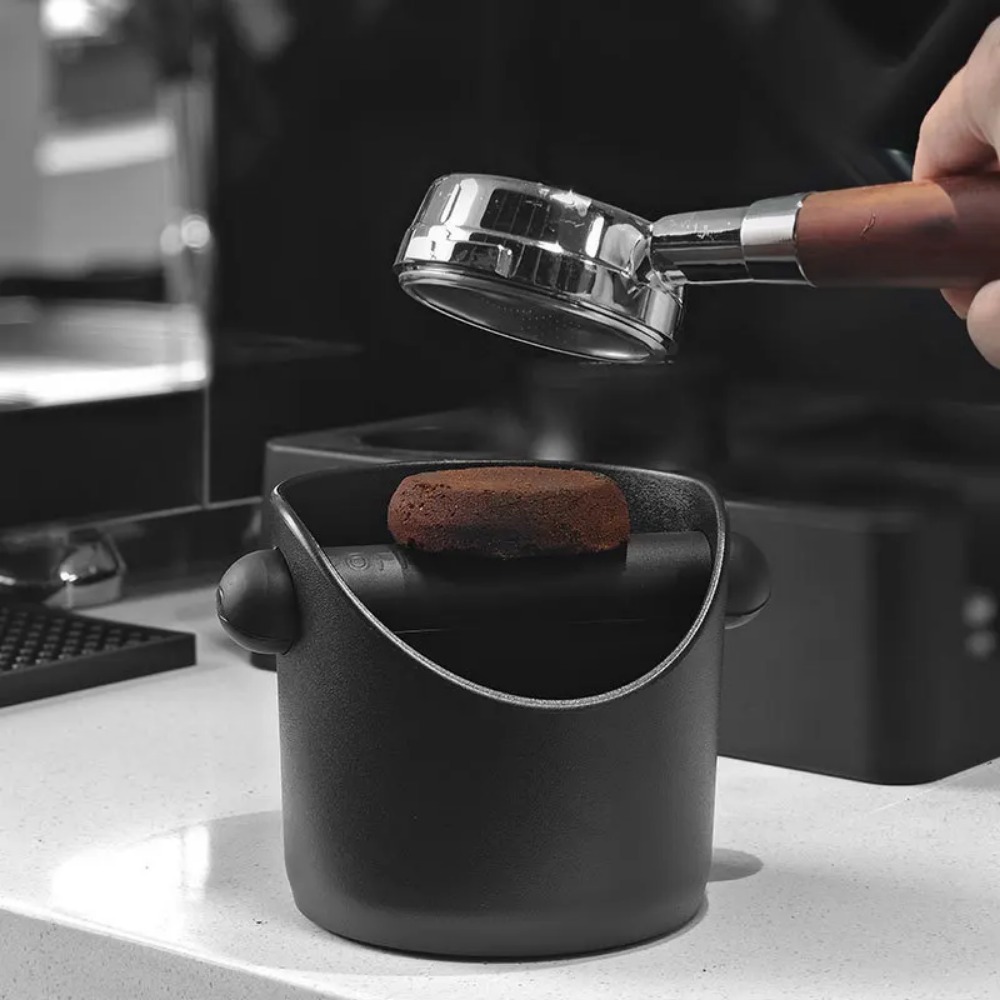 صندوق تجميع بقايا القهوة المضا - مراجعة Coffee Knock Box وسعره