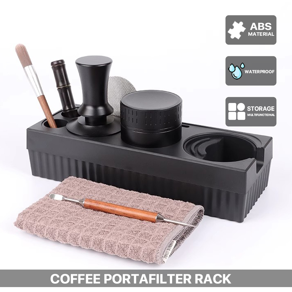 رف القهوة Portafilter ABS ، حا - مراجعة Coffee Knock Box وسعره