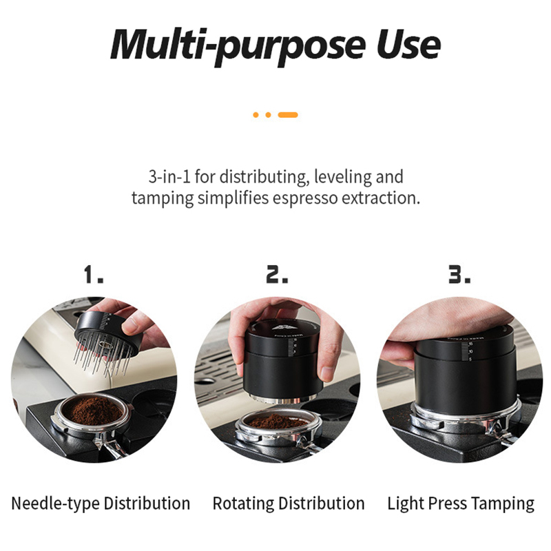مكبس قهوة OANKR 2 في 1 مع أداة - مراجعة Espresso Tamper Set وسعره