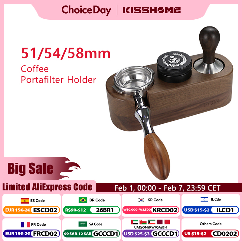سدادة قهوة محطة حامل Portafile - مراجعة Espresso Tamper Set وسعره