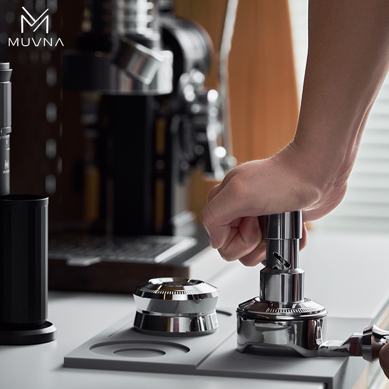 موزع قهوة MUVNA TITAN ومكبس قه - مراجعة Espresso Tamper Set وسعره