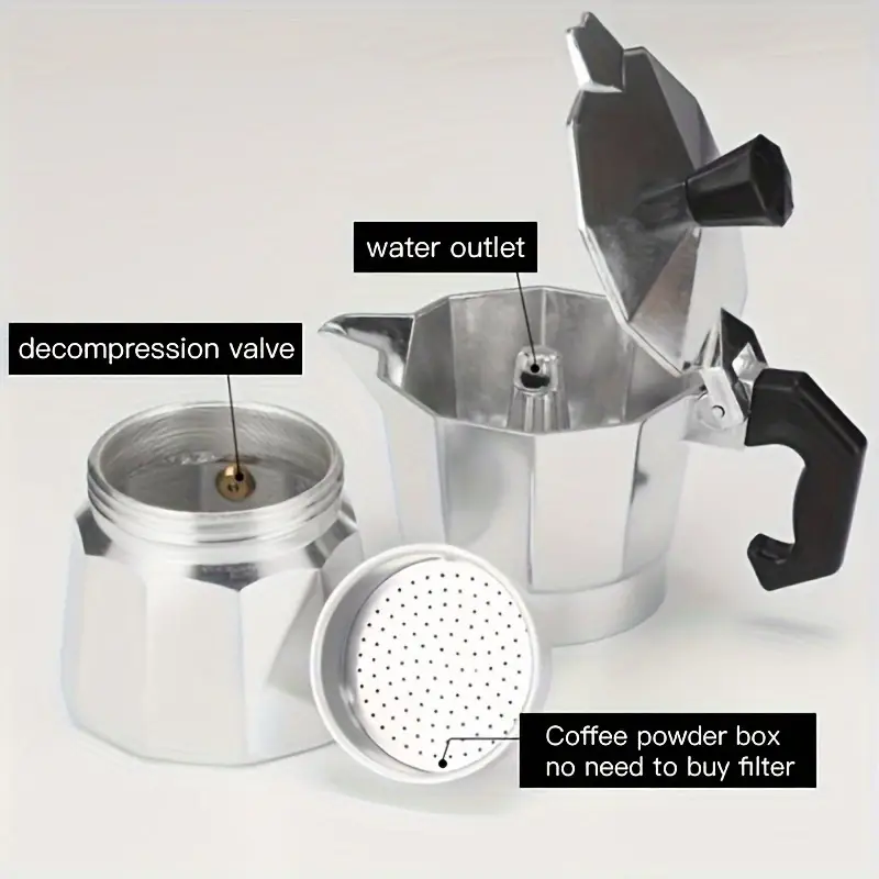 وعاء موكا كلاسيكي من الألومنيو - مراجعة Coffee Equipment For Home وسعره
