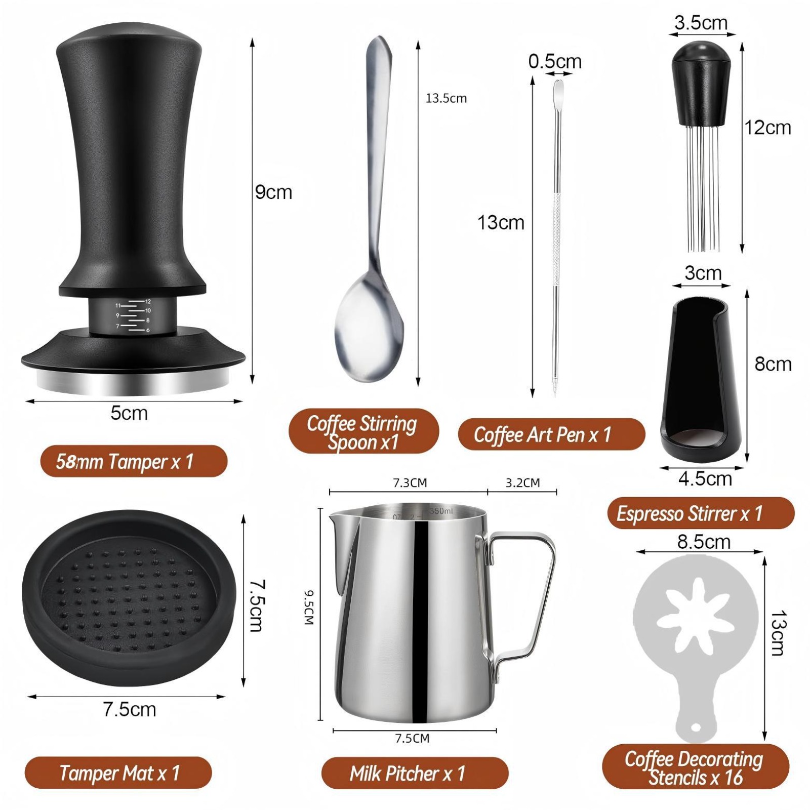 مجموعة أدوات القهوة 51 مم، 22  - مراجعة Espresso Tamper Set وسعره