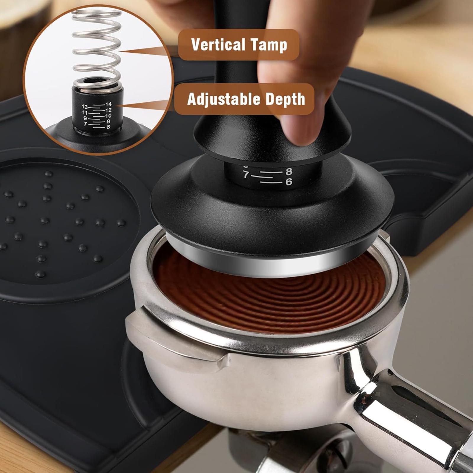 مجموعة أدوات القهوة 51 مم، 22  - مراجعة Espresso Tamper Set وسعره